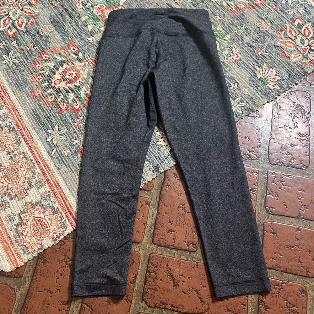 90 Degree by reflex gray black active leggings